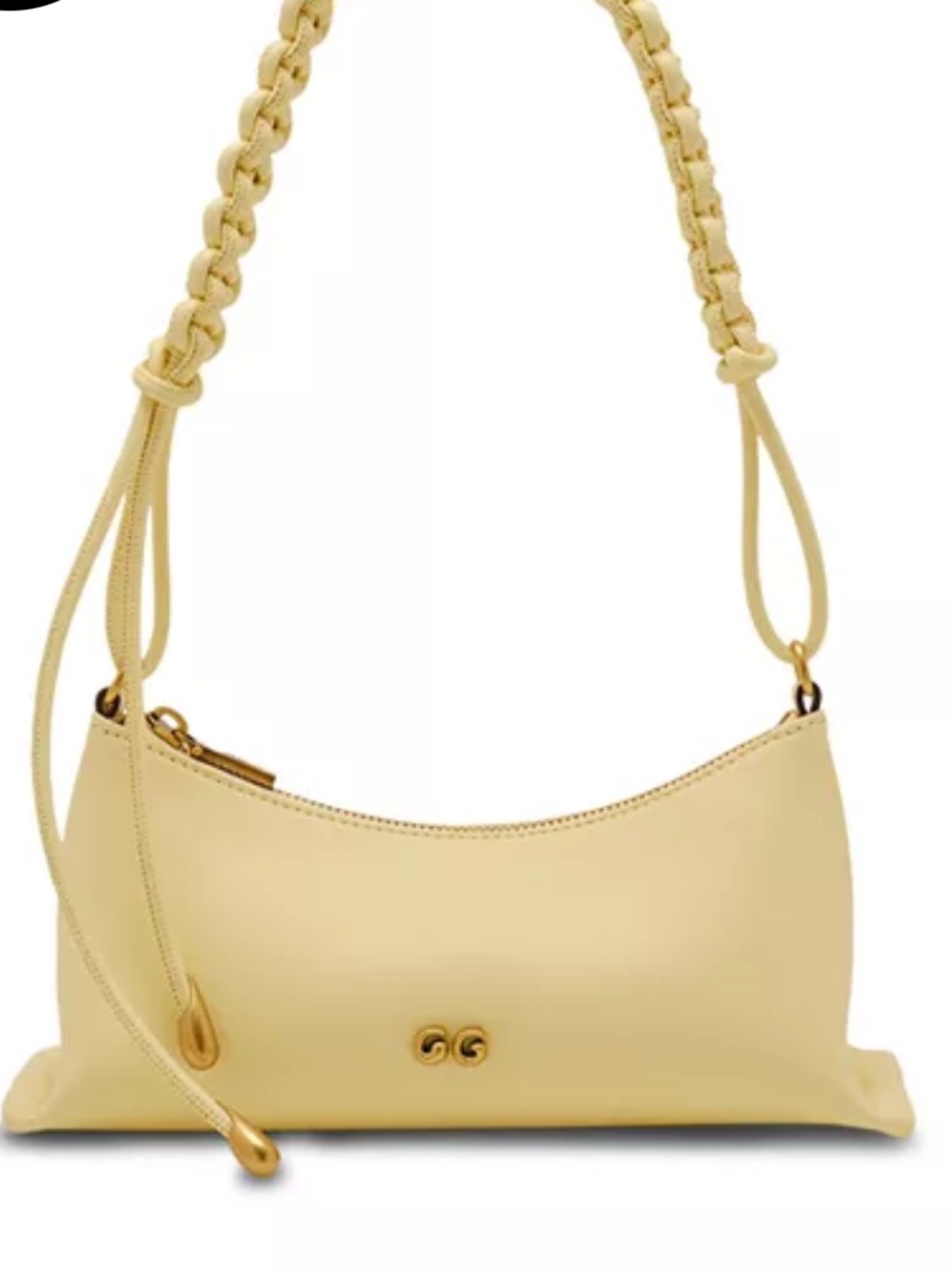 CULT GAIA Yellow Shoulder Bag with Braided Strap - Picture 8 of 12